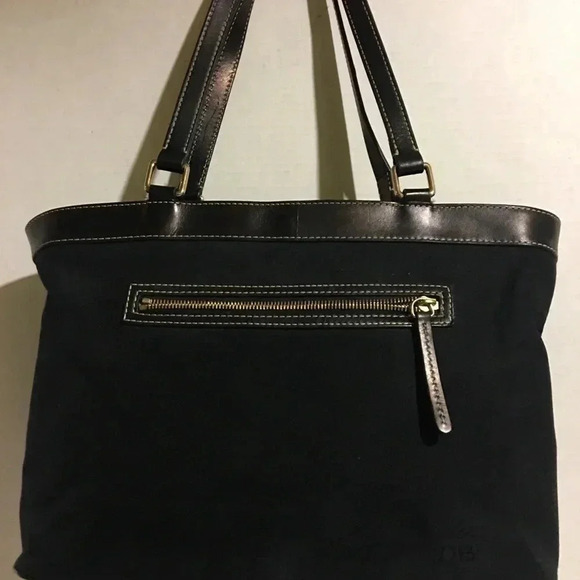 Dooney & Bourke DB Signature print canvas satchel - Picture 2 of 8